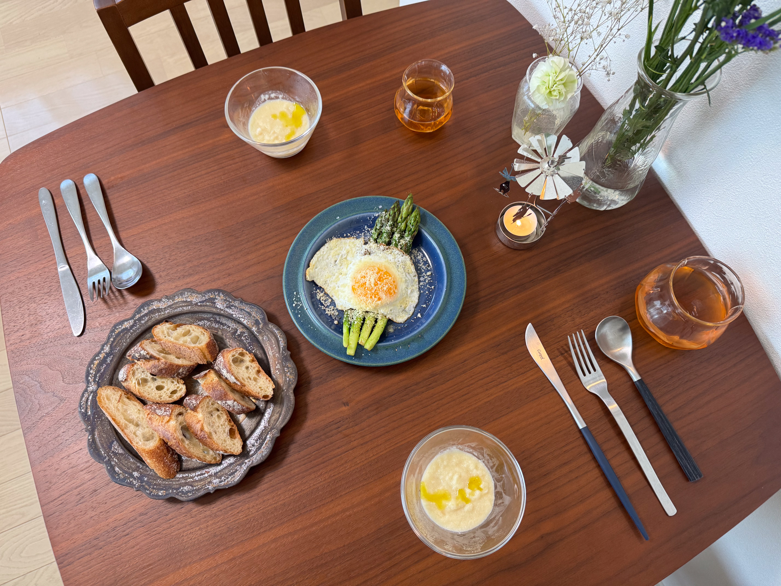 連休の楽しみ：自宅でコース料理に挑戦